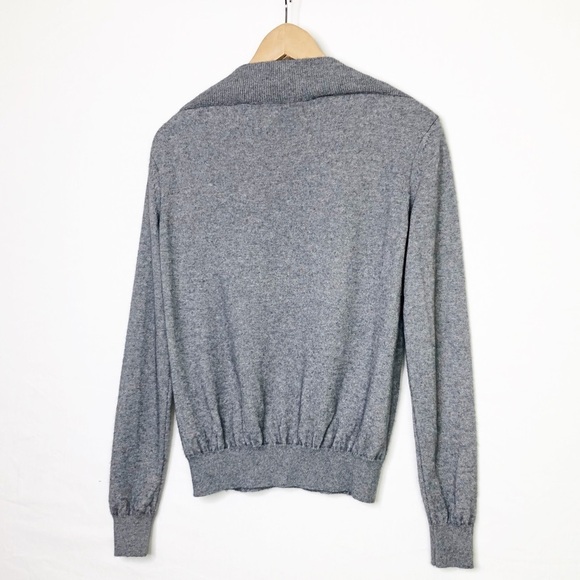 Alexander Wang grey silk cashmere crewneck sweater - Picture 8 of 12